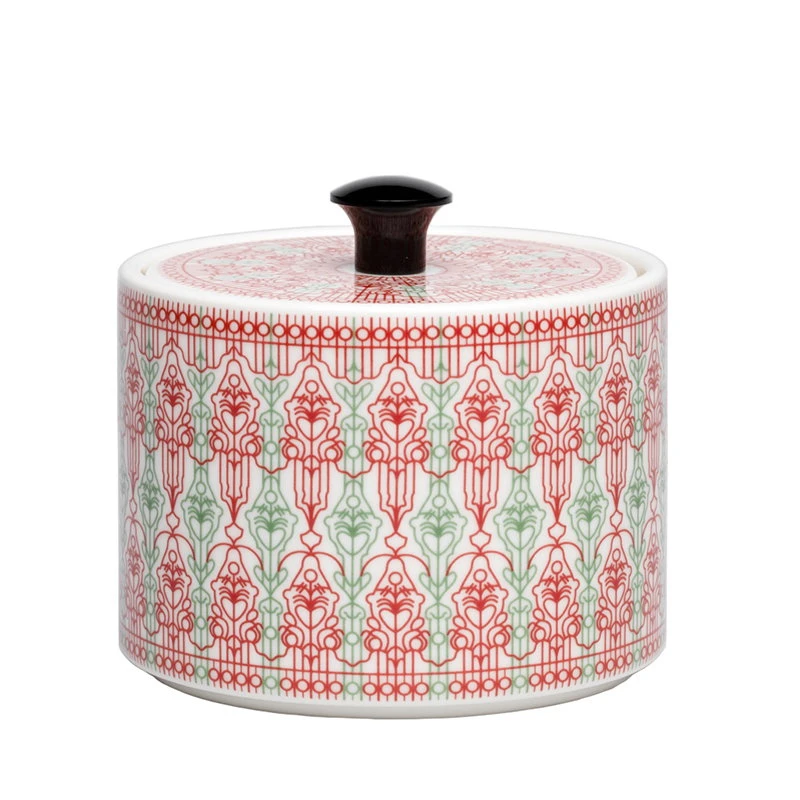 Gefäß Sirkus, 3 Dl, Rot-grün 3 Gefäß Sirkus, 3 Dl, Rot-grün