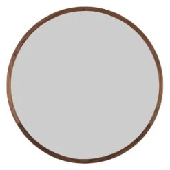 Silhouette Spiegel, 100 Cm, Nussbaum Geölt