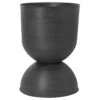 Ferm LIVING Hourglass Pflanztopf, L, Schwarz -Wohnaccessoires Angebote 127FermLiving 19 AK