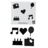 Design Letters Organise With Icons, Happy Birthday, Schwarz 1 Design Letters Organise With Icons, Happy Birthday, Schwarz -Wohnaccessoires Angebote 136DesignLetters 19 TH