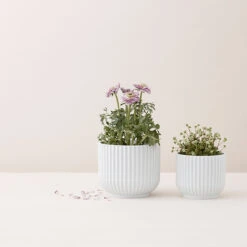 Flower Pot, Mittelgroß, Weiß -Wohnaccessoires Angebote 13Lyngby iso HV