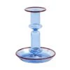 Hay Flare Kerzenhalter, Mittel, Hellblau Mit Rotem Rand -Wohnaccessoires Angebote 152Hay 21 TH