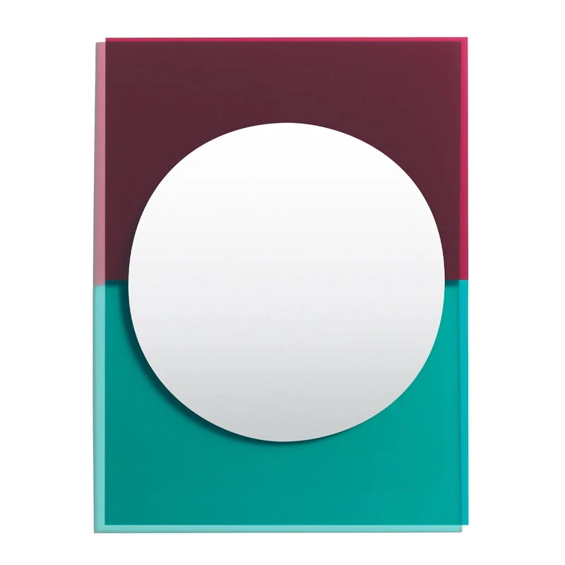 Wander Spiegel, 67 X 90 cm, Smaragdgrün - Kirschrot 3 Wander Spiegel, 67 X 90 cm, Smaragdgrün - Kirschrot