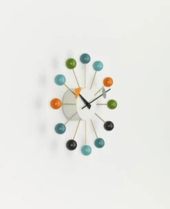 Vitra Ball Clock, Mehrfarbig -Wohnaccessoires Angebote 1626145 Ball Clock multicoloured Side master