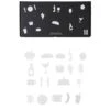 Design Letters Essenssymbole Für Message Board, Weiß -Wohnaccessoires Angebote 177DesignLetters iso18 Food white TH