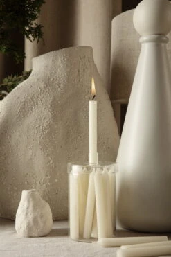 Ferm LIVING Countdown To Christmas Kerzen, Cremeweiß -Wohnaccessoires Angebote 18 c 12083