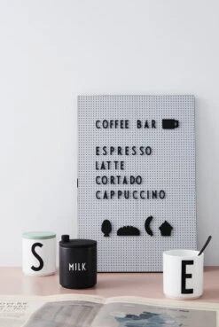 Design Letters Essenssymbole Für Message Board, Schwarz -Wohnaccessoires Angebote 20203300LIGHT GREY lifestyle 2