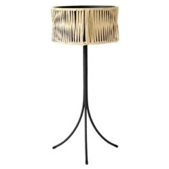 Wohnaccessoires Angebote 5 Menu Umanoff Pflanzgefäß, 69 Cm, Schwarz – Rattan