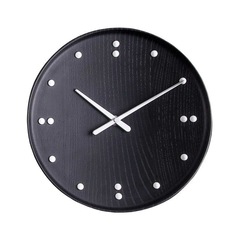 FJ Clock 25 Cm, Schwarz 2 FJ Clock 25 Cm, Schwarz