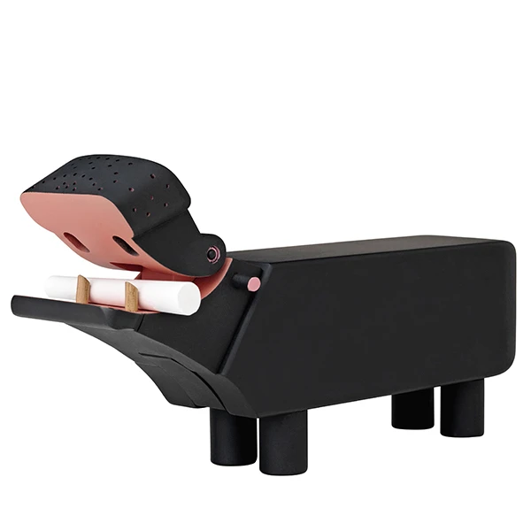 Kay Bojesen Flusspferd Aus Holz, Schwarz 4 Kay Bojesen Flusspferd Aus Holz, Schwarz – Bild 2