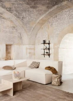 Ferm LIVING Ceramic Korb, Groß, Gebrochen Weiß -Wohnaccessoires Angebote 31 1194