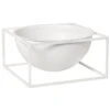 By Lassen Schale Kubus Centrepiece, Groß, Weiß