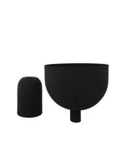 AYTM Torus Blumentopf, M, Schwarz -Wohnaccessoires Angebote 506239002013 TORUS flowerpot BlackBlack2xH306 CM SEPARATE