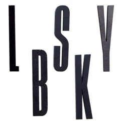 Design Letters Arne Jacobsen Holzbuchstaben, Schwarz, A–Ö 11 Design Letters Arne Jacobsen Holzbuchstaben, Schwarz, A–Ö -Wohnaccessoires Angebote 52DesignLetters iso