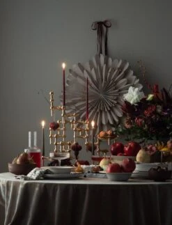 STOFF Nagel By Ester & Erik Kerzen, 6 Stück, Burgunderrot -Wohnaccessoires Angebote 5700002166364 2