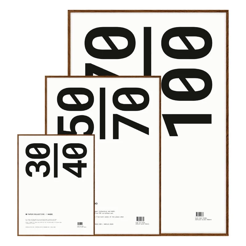 Rahmen, Eiche Dunkel 6 Rahmen, Eiche Dunkel – Bild 4