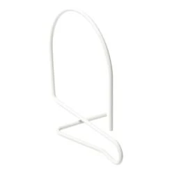 Wire Buchstütze, Rund, Weiß