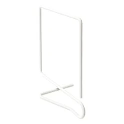 Wire Buchstütze, Quadratisch, Weiß