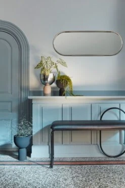 AYTM Torus Blumentopf, M, Silber – Taupe -Wohnaccessoires Angebote AYTM 01 257 1