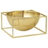 By Lassen Schale Kubus Centrepiece, Groß, Vergoldet -Wohnaccessoires Angebote BYBL23702 2