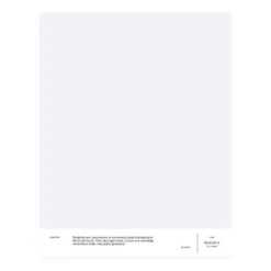 Cover Story Farbmuster, 003 MAGNUS – Ice White