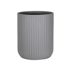 Topf, Hoch, Grau