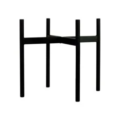 Klorofyll Pflanzgefäß Mit Ständer, Hoch, Grau -Wohnaccessoires Angebote ELMKLM1BL EE 1