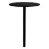 Klorofyll Tisch, Rund, Schwarz