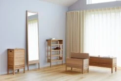 A Line Spiegel, Eiche Weiß -Wohnaccessoires Angebote FR A Line 1