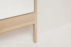 A Line Spiegel, Eiche Weiß -Wohnaccessoires Angebote FR A Line Mirror White Oak Detail