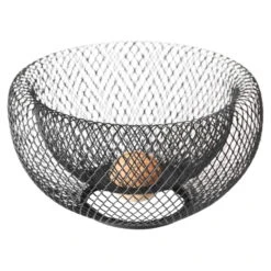 Nest Schale/Lampenschirm, 20 cm, Schwarz