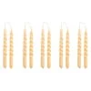 Hay Mini Swirl Kerzen, 10 Stück, Beige -Wohnaccessoires Angebote HA542260