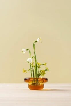 Sirkel Teelichthalter, Bernsteingelb -Wohnaccessoires Angebote HFlN42Ig