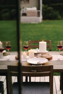 LED Stumpenkerze, 5 X 7,5 Cm, Nordic White -Wohnaccessoires Angebote Honest Work MMM3641 027