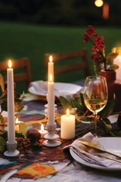 LED Stumpenkerze, 5 X 7,5 Cm, Nordic White -Wohnaccessoires Angebote Honest Work MMM3682 033