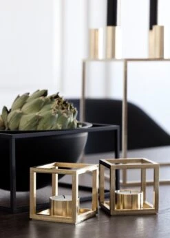 By Lassen Kerzenhalter Kubus T, Vergoldet -Wohnaccessoires Angebote IMGL7096role