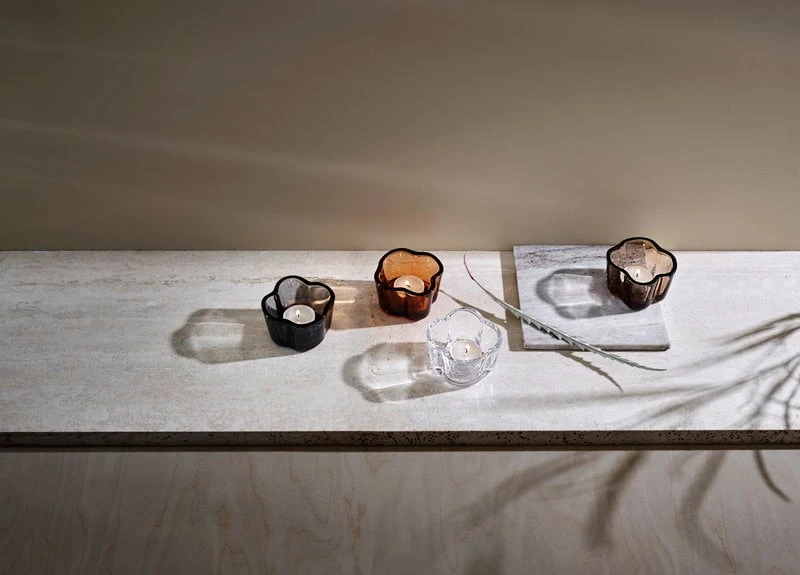 Iittala Aalto Teelichthalter, 60 Mm, Linen 4 Iittala Aalto Teelichthalter, 60 Mm, Linen – Bild 2