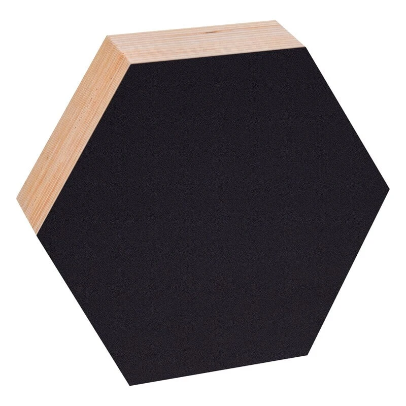 Noteboard, Sechseckig, 26 Cm, Schwarz 3 Noteboard, Sechseckig, 26 Cm, Schwarz