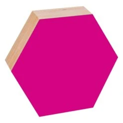 Noteboard, Sechseckig, 26 Cm, Magenta