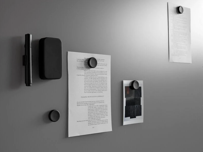 Magnete, 10 Stück, Stark, Schwarz 4 Magnete, 10 Stück, Stark, Schwarz – Bild 2