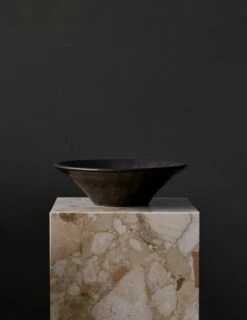 Menu Triptych Keramikschale, 30 cm, Mokka -Wohnaccessoires Angebote MENU Plinth Tall Triptych Bowl