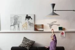 Magis Bird Skulptur, Klein, Grau -Wohnaccessoires Angebote Magis kids birds sculpture ambient multi MT340 grey 01 hr