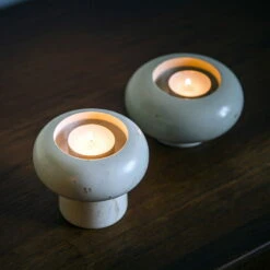 Kandili Kerzenhalter A, Cremeweiß -Wohnaccessoires Angebote Mifuko Kandili CE8110 CA8110 set tealights 1