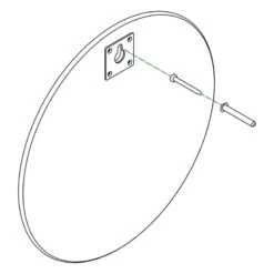 Montana Mini Spiegel, Rund, 135 Monarch -Wohnaccessoires Angebote Montana Mini Mirror Noticeboard AssemblyGuide Web 1