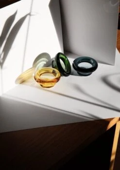 Sirkel Teelichthalter, Bernsteingelb -Wohnaccessoires Angebote NF 261017 0324 LoRes