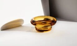 Sirkel Teelichthalter, Bernsteingelb -Wohnaccessoires Angebote OOqt BVA