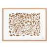 Iittala OTC Kunstplakat, Cheetah -Wohnaccessoires Angebote OTC art poster 50x70cm cheetah brown EE