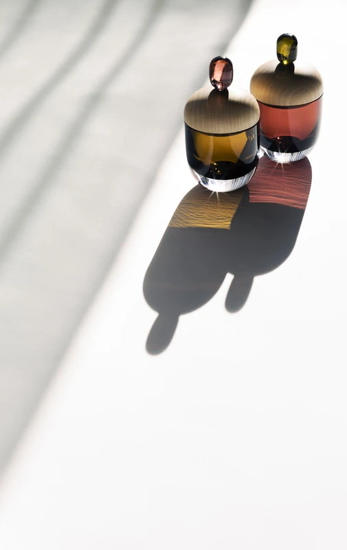 Kasten Lyyli, Mittel, Auberginefarben - Olive 5 Kasten Lyyli, Mittel, Auberginefarben - Olive – Bild 3