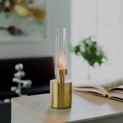 Klong Öllampe Patina, Mini, Messing -Wohnaccessoires Angebote Patina mini brass square