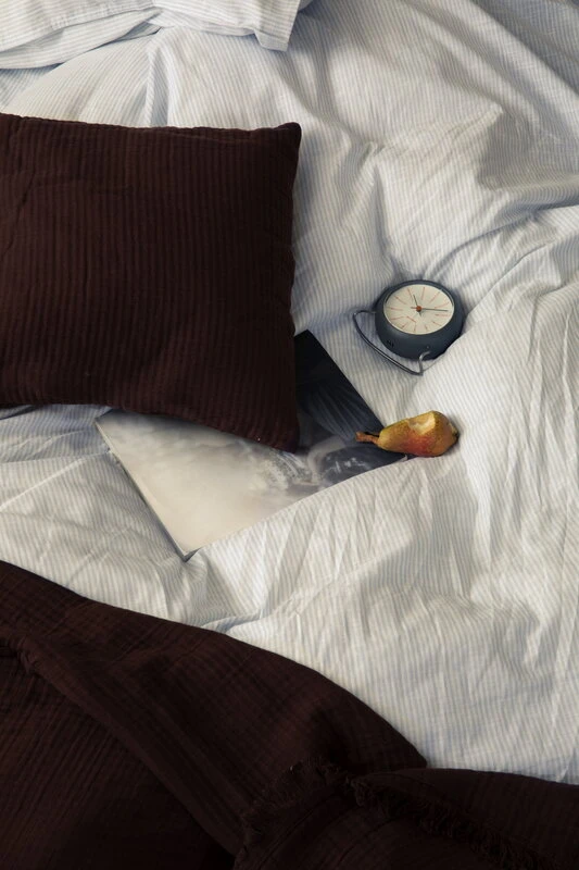 AJ Bankers Tischuhr Mit Wecker, Dunkelgrau 6 AJ Bankers Tischuhr Mit Wecker, Dunkelgrau – Bild 4